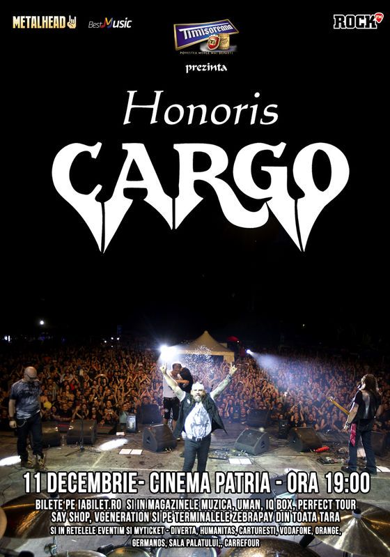 Honoris Cargo pe 11 decembrie la Cinema Patria din Bucuresti